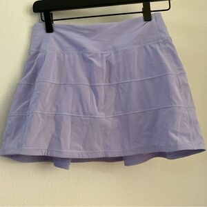 Lululemon Pace Rival Mid-Rise Skirt Lilac Smoke Size 2 Skort